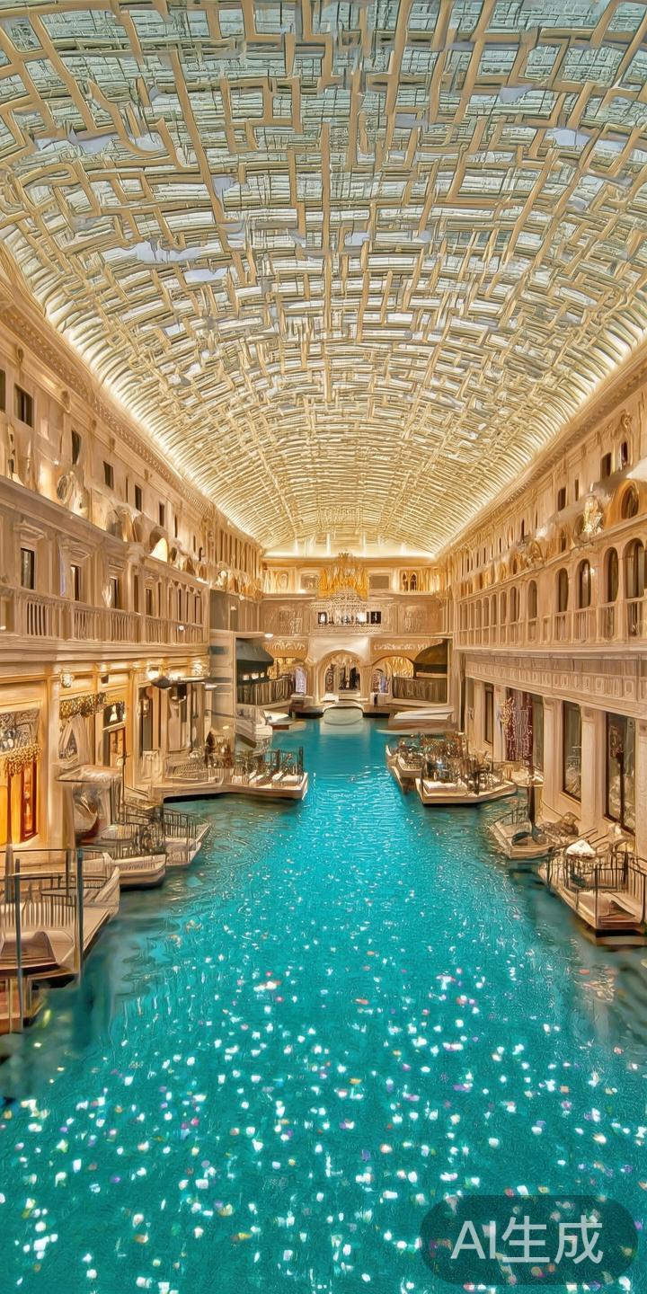 澳门威尼斯人金沙广场座落在澳门金沙度假区内，是一个