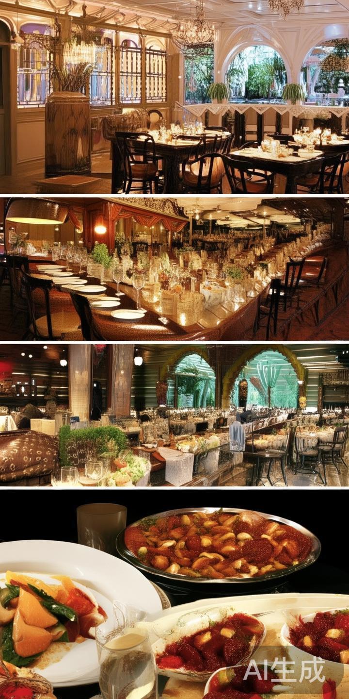 此外，精致的法式、日式、美式餐厅也在威尼斯人内设有